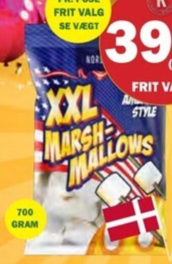 Købmandsgården Nordthy Marshmallows XXL, tilbud
