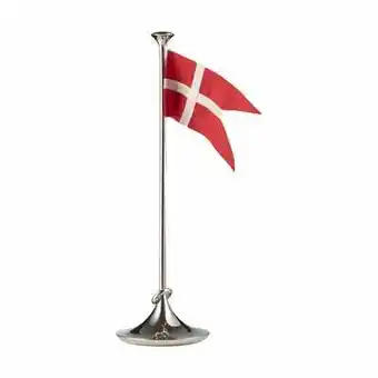 Imerco Georg jensen flag - h 39 cm - rustfrit stål - blank tilbud
