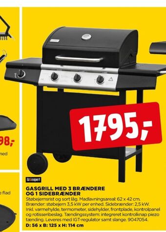 jem & fix Grillexpert gasgrill tilbud