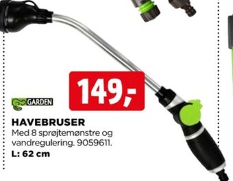 Garden brusepistol