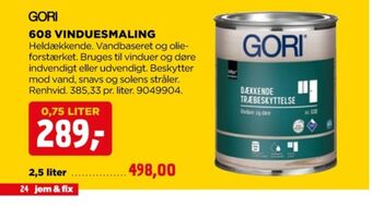 jem & fix Gori træbeskyttelse tilbud