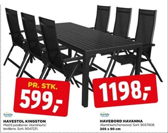Sunlife havebord