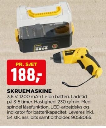 jem & fix Falke skruemaskine tilbud
