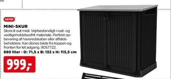 Keter redskabsrum