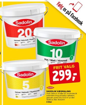jem & fix Sadolin maling tilbud