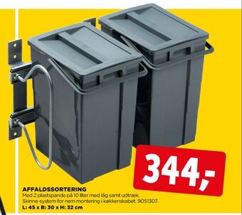 jem & fix Ukendt affaldsstativ køkken tilbud