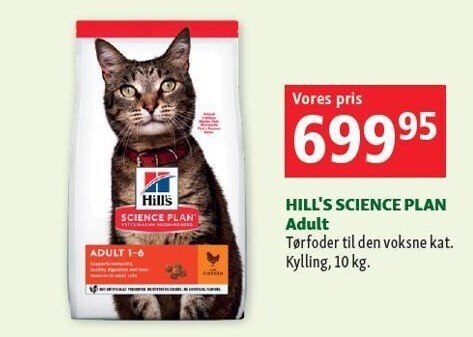 Maxi Zoo Hill's science plan adult tilbud