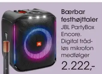 Bilka Bærbar festhøjttaler JBL tilbud