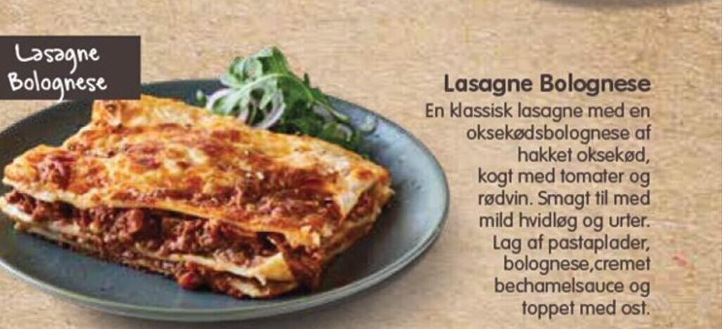 Hjem-IS Lasagne Bolognese tilbud