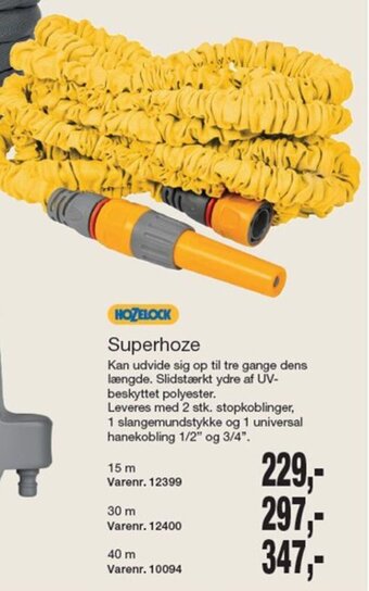 Harald Nyborg HOZELOCK Superhoze tilbud