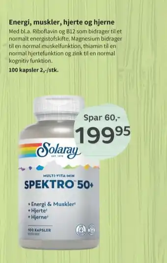 Helsam Solaray vitaminer tilbud