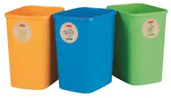 jem & fix Curver spande til affaldssortering 3-pk. tilbud