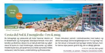Vitus Rejser Costa del sol & fuengirola tilbud