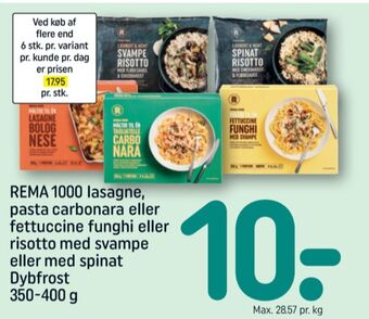 REMA 1000 Rema 1000 lasagne bolognese tilbud