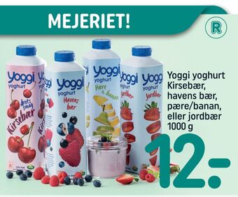 REMA 1000 Yoggi yoghurt kirsebær tilbud