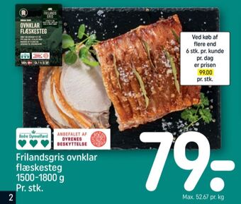 REMA 1000 Rema 1000 flæskesteg tilbud