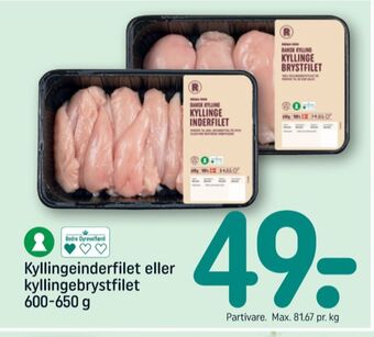 REMA 1000 Rema 1000 kyllingebrystfilet tilbud