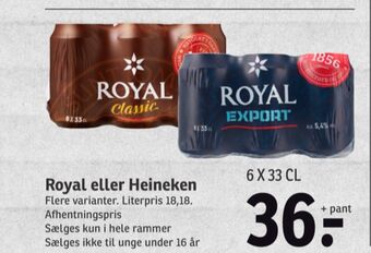 Heineken øl