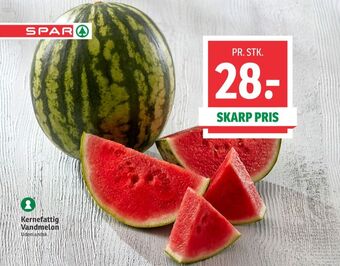 SPAR Ukendt vandmelon tilbud