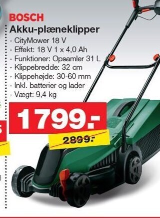 Akku-plæneklipper