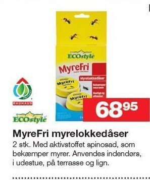 Bauhaus Myrefri myrelokkedåser tilbud
