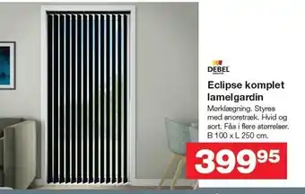 Bauhaus Debel eclipse komplet lamelgardin tilbud