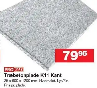Bauhaus Tæbetonplade k11 kant tilbud