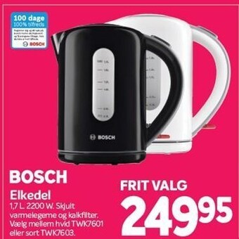 Din Isenkræmmer Bosch elkedel tilbud