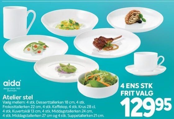 Din Isenkræmmer Atelier stel tilbud