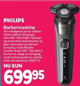 Din Isenkræmmer Philips barbermaskine tilbud