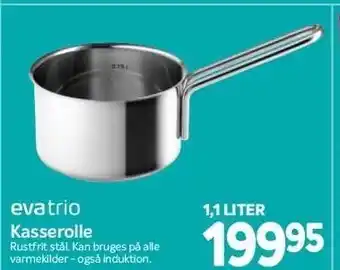Din Isenkræmmer Evatrio kasserolle tilbud