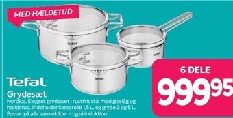 Din Isenkræmmer Tefal grydesæt tilbud