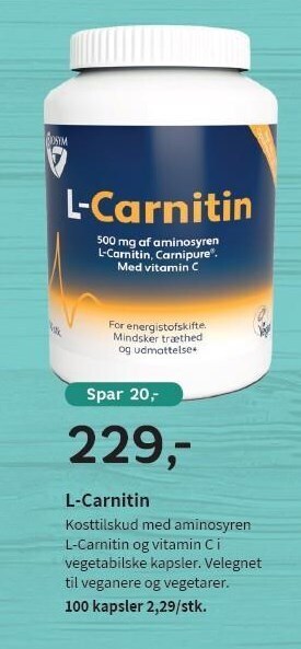 Helsam L-carnitin tilbud