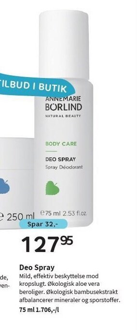 Helsam Deo spray tilbud