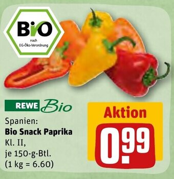 Spanien: Bio Snack Paprika