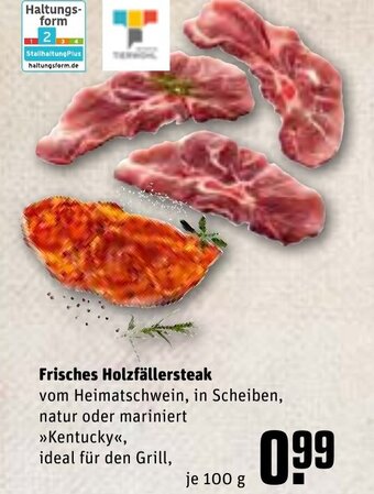 REWE DE Frisches Holzfällersteak tilbud