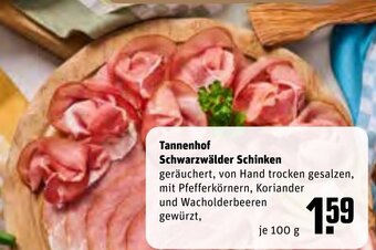 REWE Tannenhof Schwarzwälder Schinken tilbud