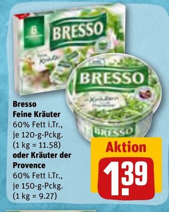 REWE DE Bresso Feine Kräuter tilbud