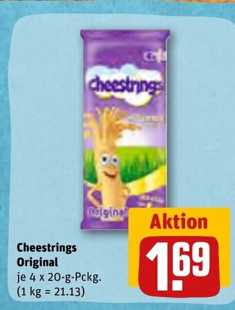 REWE DE Cheestrings Original tilbud