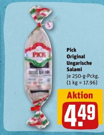 REWE DE Pick Original Ungarische Salami tilbud