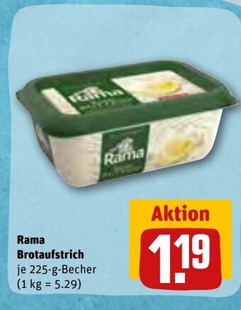 REWE DE Rama Brotaufstrich tilbud