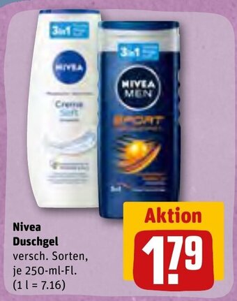 REWE DE Nivea Duschgel tilbud