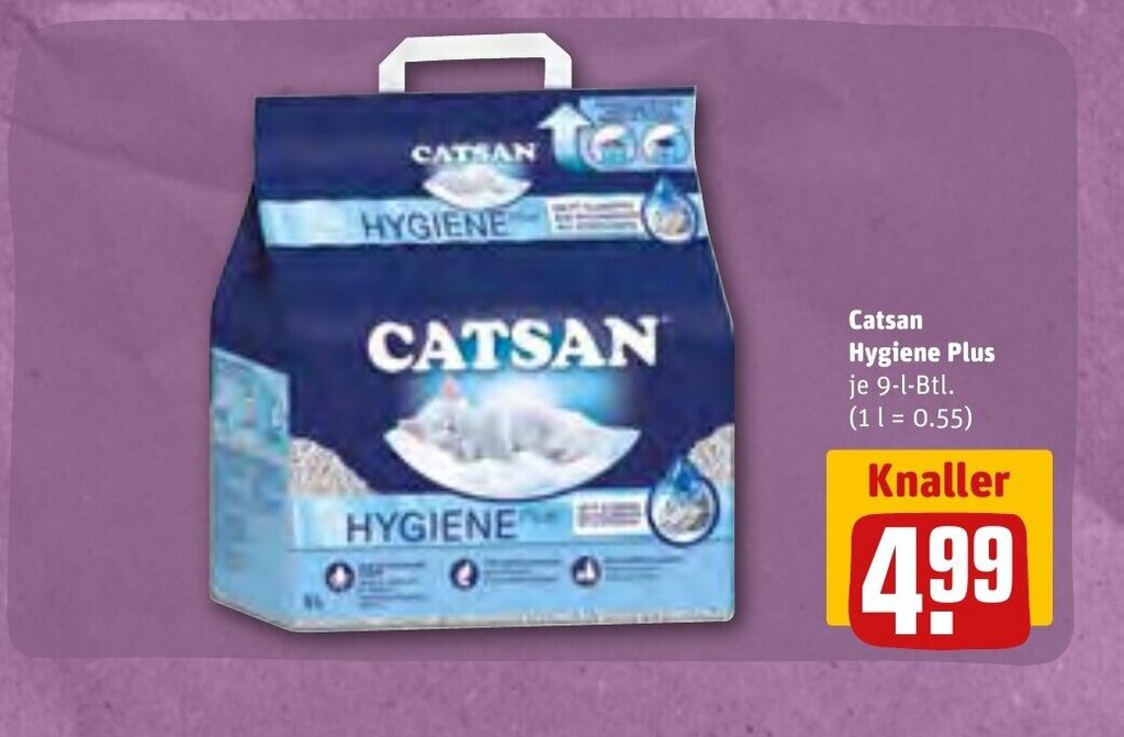 Catsan Hygiene Plus tilbud hos REWE