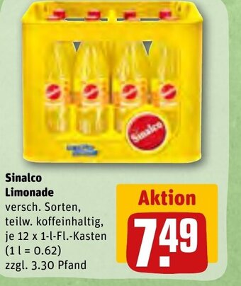 REWE Sinalco Limonade tilbud