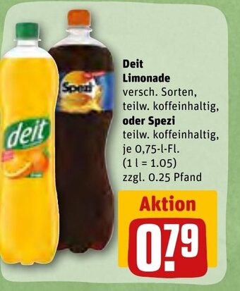 REWE DE Deit Limonade tilbud