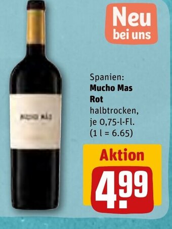 REWE Spanien: Mucho Mas Rot tilbud