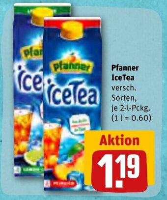 REWE DE Pfanner Ice Tea tilbud