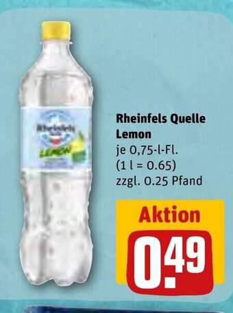 REWE DE Rheinfels Quelle Lemon tilbud