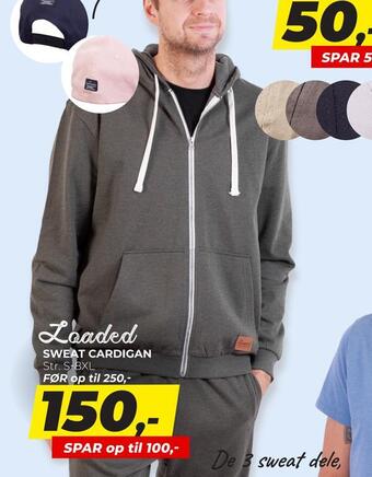 Sweat cardigan.