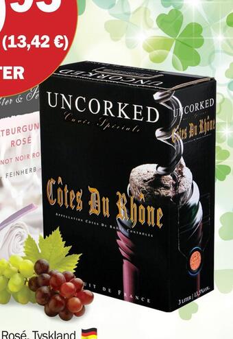 Købmandsgården Côtes-du-rhône uncorked tilbud